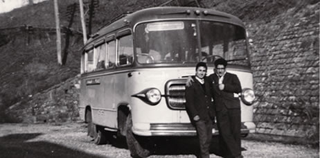 The first bus